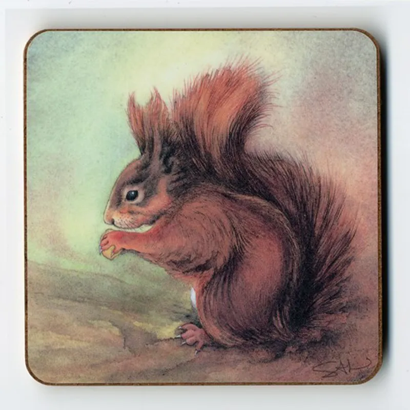 Moongazer Squirrel Coaster